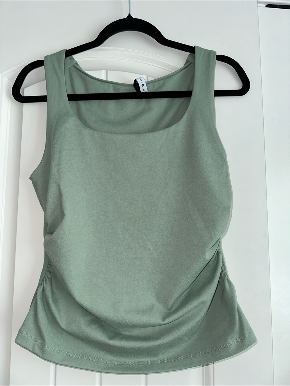 Love Tree Sage Green Tank Top with Scoop Neck